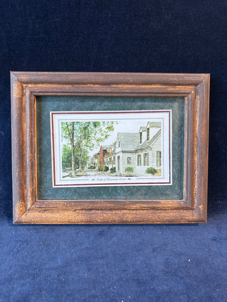 Duke of Gloucester Street Williamsburg Va Framed Print