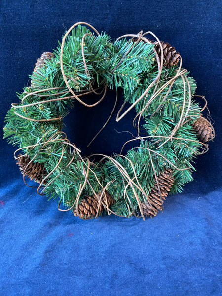 Small Pine Cone Wreath