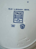 (D) Wedgwood Yale University Old Library 1844 Blue & White Dinner Plate