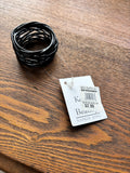 Bed Bath And Beyond Set Of 4 Twisted Wire Napkin Rings, Unused