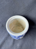 Blue And White Floral Planter Pot
