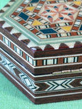 Handcrafted Granada Spain Taracea Inlaid Wood Box
