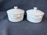 Set Of 2 Le Creuset Eiffel Tower Mini Cocotte Casserole Dishes
