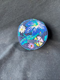 Vera Bradley Round Quilted Cosmetic Case