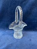 Duncan & Miller PATD Clear Glass  Basket