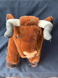 Colonial Williamsburg Milking Red Devon Cow, Tag Still Attached