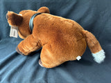 Colonial Williamsburg Milking Red Devon Cow, Tag Still Attached