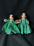 Pair Of Merrymakers Colonial Williamsburg Betsey Dolls (A)