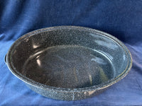 Roasting Pan with Lid Speckled Enamel