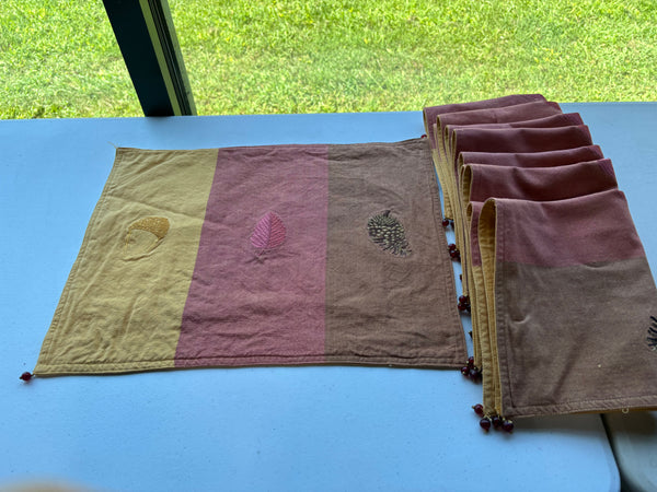 Set Of 8 Fall Placemats *Read Description*