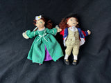 Lot Of 2 Merrymakers Colonial Williamsburg Dolls (E)