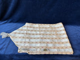 Tasseled End Gold Tone Table Runner
