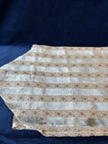 Tasseled End Gold Tone Table Runner