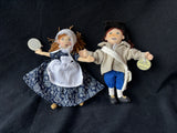 Lot Of 2 Merrymakers Colonial Williamsburg Dolls (F) *Read Description*