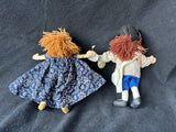 Lot Of 2 Merrymakers Colonial Williamsburg Dolls (F) *Read Description*