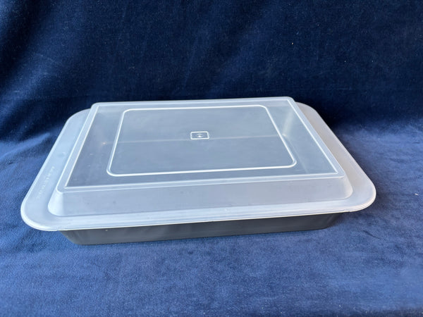 Rectangular Baking Pan With Plastic Lid (2 Available, Priced Individually)