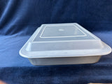 Rectangular Baking Pan With Plastic Lid (2 Available, Priced Individually)
