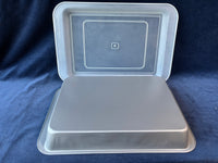 Rectangular Baking Pan With Plastic Lid (2 Available, Priced Individually)
