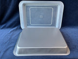 Rectangular Baking Pan With Plastic Lid (2 Available, Priced Individually)