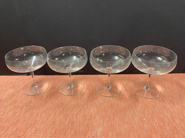 Set Of 4 Champagne Coupes