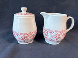 Syracuse China Sugar & Creamer Set Mayflower Pattern