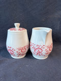 Syracuse China Sugar & Creamer Set Mayflower Pattern