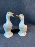 Pair Of Otagiri Japan Geese Porcelain Figurines