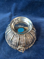 Raimond Silver Plated Bowl With Carver Ringed Handles *Read Description*