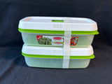 Set of 2 FreshWorks Food Storage Containers