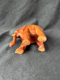 Hand-Carved Wooden Elephant Figurine