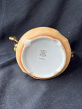 Lefton China Hand Painted Heritage Brown Gilded Coffee/ Tea Pot