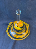 Hand Blown Art Glass Bell
