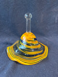 Hand Blown Art Glass Bell