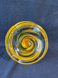 Hand Blown Art Glass Bell
