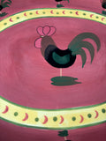 Ceramic Rooster Platter