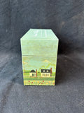 Colonial Williamsburg Spring Scene Recipe Card Holder W/Recipe Cards *Read Description*