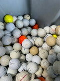 Large Bin Half Full of Assorted Golf Balls