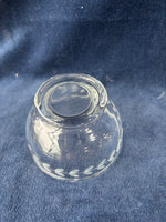 Set Of 8 Dessert Bowls Etched Laurel Leaf