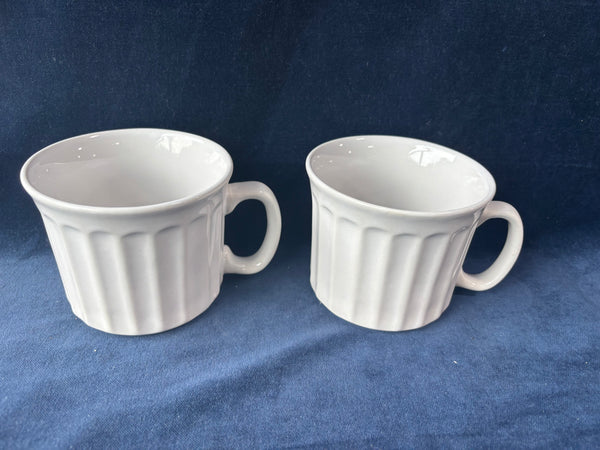 Pair Of Ribbed Mugs