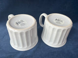 Pair Of Ribbed Mugs
