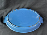 Le Creuset Blue Oblong Baking Dish *Read Description*