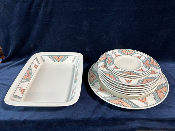 11-Piece Mikasa Intaglio Santa Fe Set