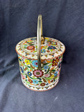 Daher Tin Metal Floral Container