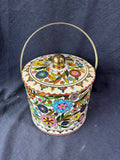 Daher Tin Metal Floral Container