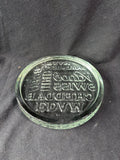 Clear Glass Heavy Round Cheese Cutting / Display Board