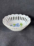 Andrea by Sadek Reticulated Trinket Dish (A)