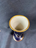 Lindner Bavaria Echt Cobalt Blue Fluted Vase