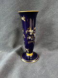 Lindner Bavaria Echt Cobalt Blue Fluted Vase