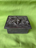 Hen Feathers Cast Resin Trinket Box