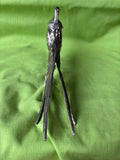 Metal Pheasant Bird Figurine Silver Tone (A)